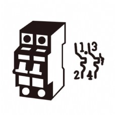 空气开关矢量图图片
