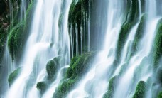 度假庐山瀑布图片