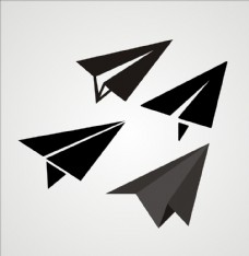 logo矢量纸飞机元素图片