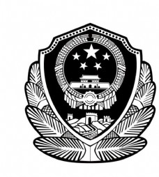 PPT设计警徽徽章图片
