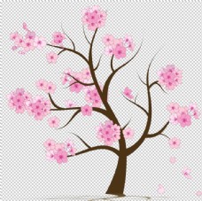 春天展架樱花装饰图片