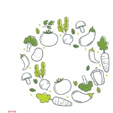 卡通手绘蔬菜图片