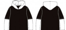 PSD分层素材假两袖卫衣分层素材图片