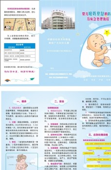 二折页婴儿呛奶窒息的防范及应急处理流图片