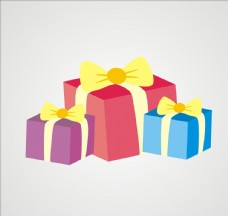 礼品矢量礼物盒元素图片