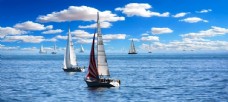 天空帆船帆假期夏季假日博登图片