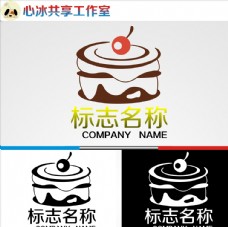 创意广告蛋糕logo图片