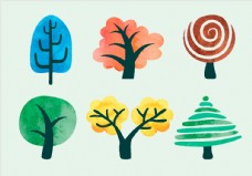 树木创意卡通树图片