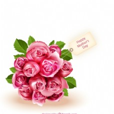母亲节玫瑰花束图片
