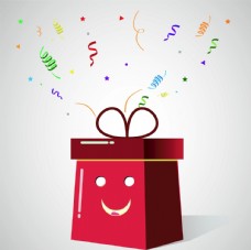 礼品与微笑微笑礼品盒图片