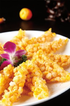 米黄黄金玉米烙图片
