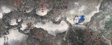 水墨中国风高清山水字画中国风水墨画图片