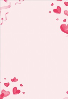 护肤品粉色情人节背景素材图片