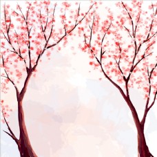 广告春天樱花素材图片