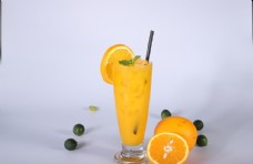 柳橙果汁图片