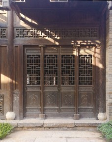 古镇古建筑门图片
