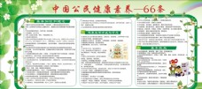 中国公民健康素养66条展板图片