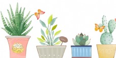 手绘小清新植物花卉元素图片