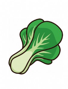 SPA插图卡通插画健康蔬菜素材图片