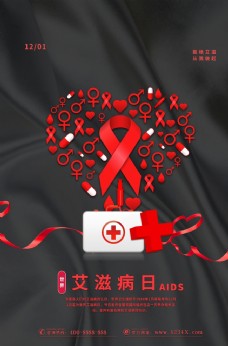 艾滋病展板图片