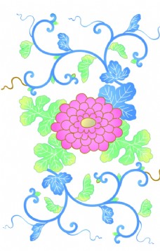欧式花纹背景中式花纹图片