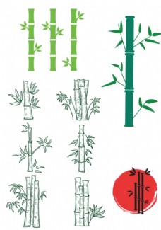 logo竹子图片