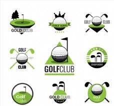 树木高尔夫俱乐部标志图片