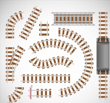 道路铁路轨道设计图片