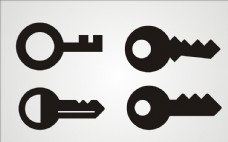 矢量钥匙元素设计图片
