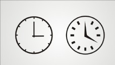 钟表矢量时钟图标元素图片
