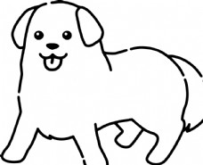 家犬卡通狗图片