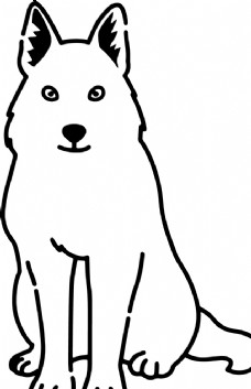 宠物狗卡通狗图片