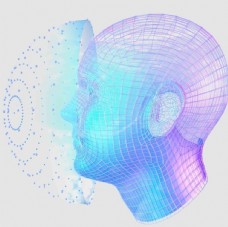 科技模型大数据人脸识别模型科技科幻AI图片