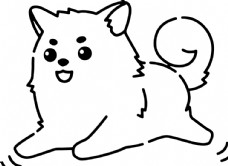 家犬卡通狗图片