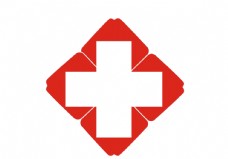 手绘红十字标志图片