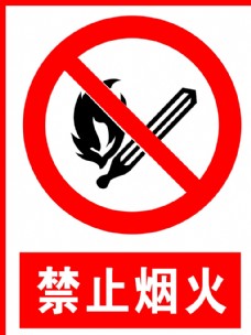 PPT设计禁止烟火图片