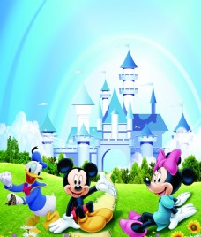 童话城堡卡通米老鼠图片