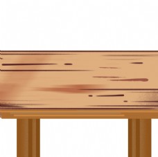 桌子卡通元素图片