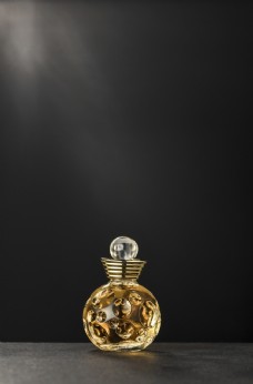 香水钻石玻璃瓶背景海报素材图片