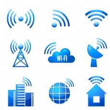 上网wifi图标信号标志图片