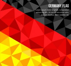 德国国旗背景矢量图片