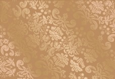 布纹金色花纹绸布背景图片