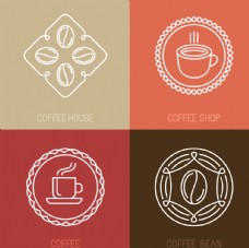 咖啡杯欧式咖啡元素图标图片