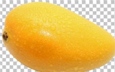 黄色背景芒果图片