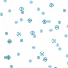 蓝色雪花元素图片