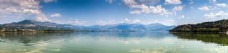 远山湖光山色风景图片