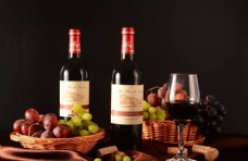 葡萄酒红酒葡萄图片