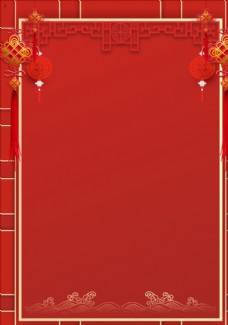 年夜饭广告红色背景图片