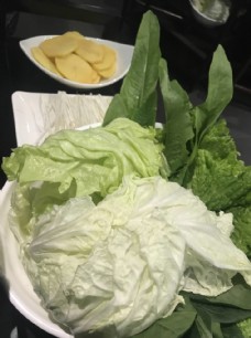 绿色蔬菜火锅白菜图片