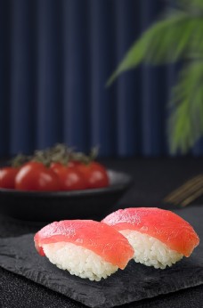 美食背景日式寿司美食食材背景海报素材图片